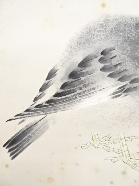 道具 ] - 道具 森白甫筆 早春 肉筆紙本掛軸（共箱）□z | ネット